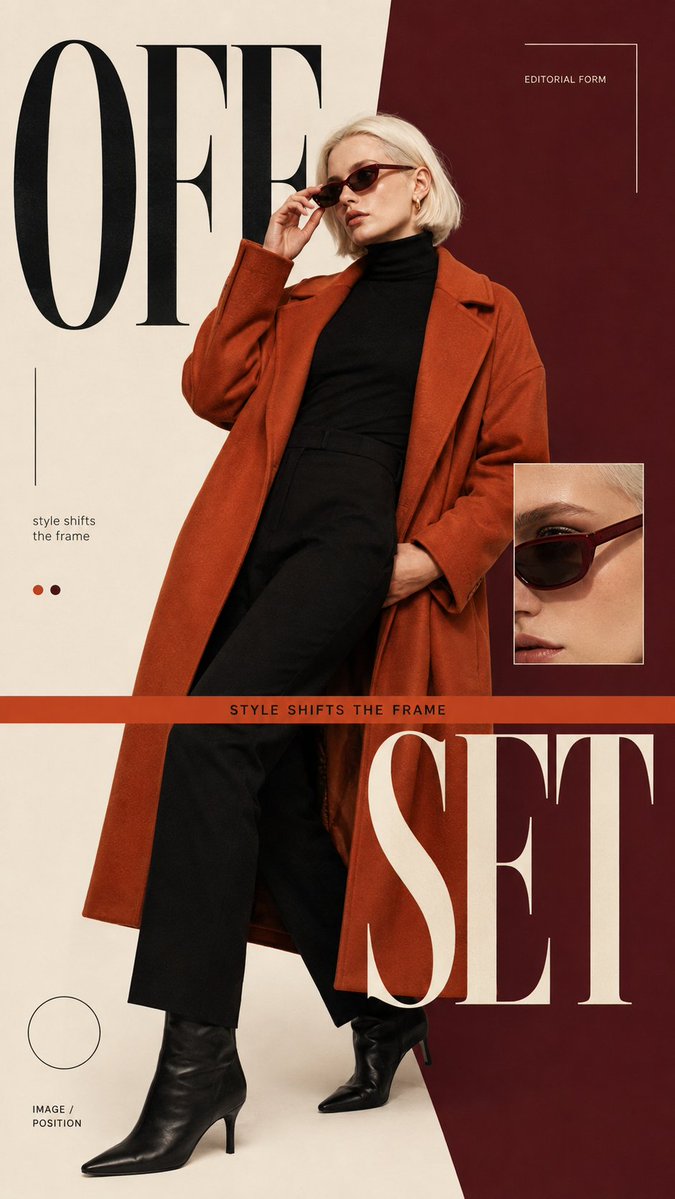 Offset � Fashion Editorial Poster