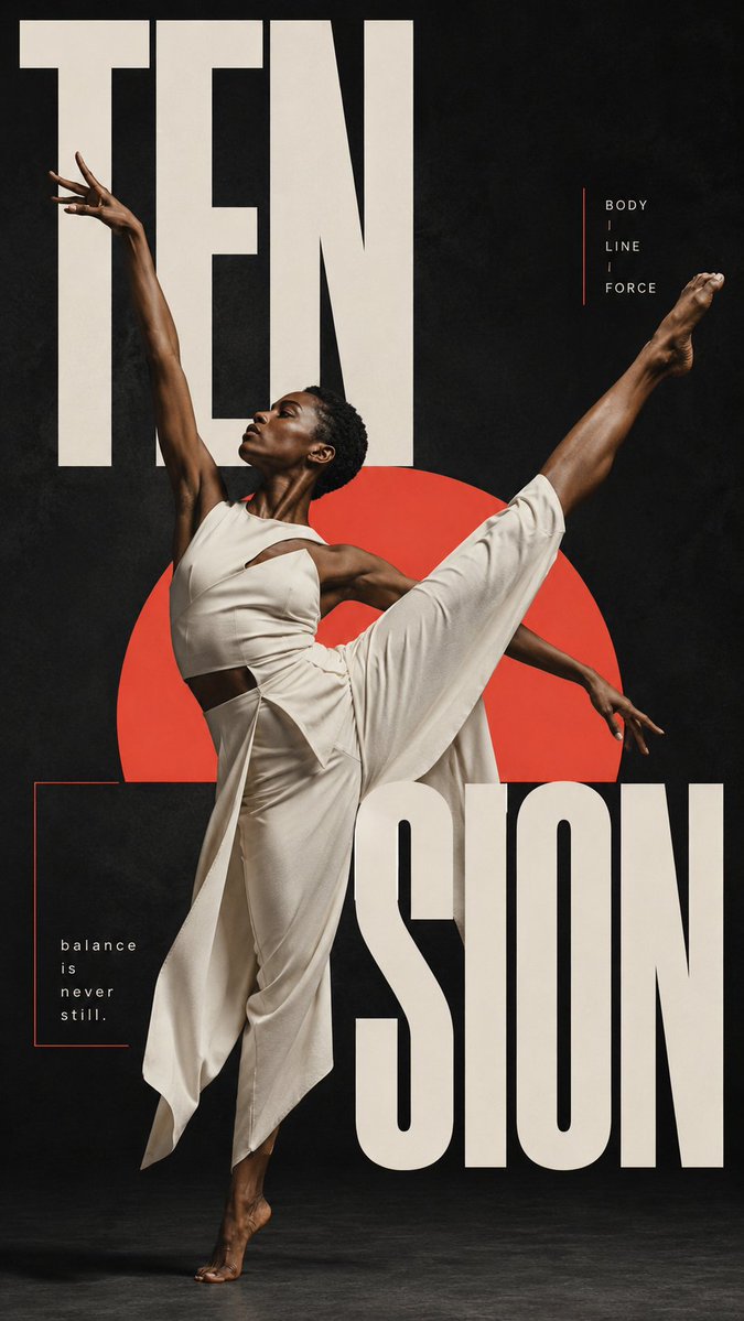 Tension � Experimental Fashion Poster